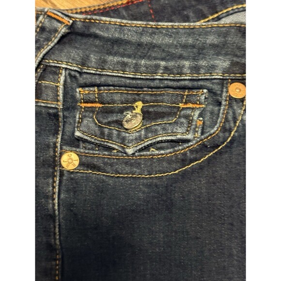True Religion Women's Jean Pants Joey Flare Jeans Low-Rise Size 28 (32 Waist) - Picture 10 of 13